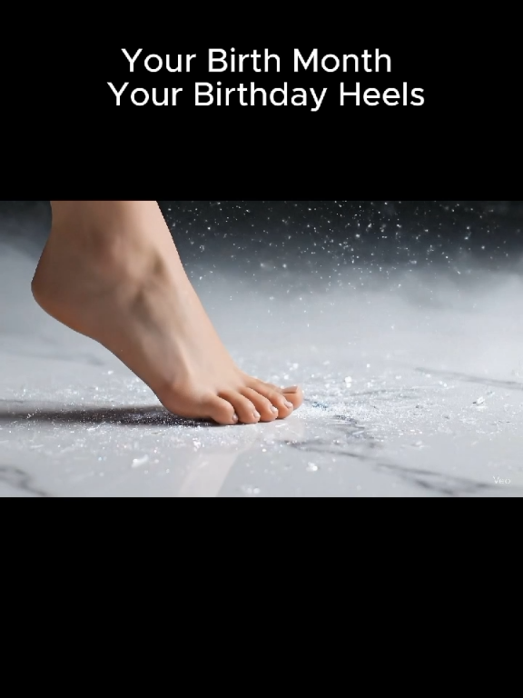 Which One Are You Wearing? 👠 | Part 7 Your Birth Month Your Birthday Heels! #ai #asmr #veo3 #satisfyingvideos #asmrsounds 