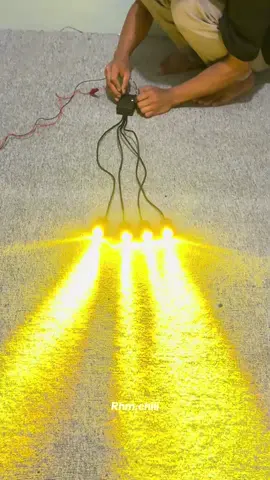 Lampu LED strobo motor mobil #lampuled #lampugril #lampuledsorot 