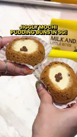 JIGGLY MOCHI PUDDING BUNS!  This viral bakery in Singapore has just launched a new mochi pudding treat from just $1.80 each, with mochi buns filled with creamy milk pudding! Bao's Pastry Address: 60 Paya Lebar Rd, B1-05 Paya Lebar Square, Singapore 409051