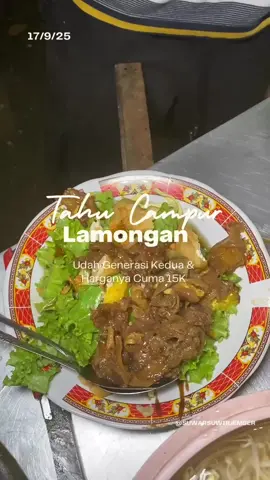 Tahu Campur Lamongan Generasi Kedua #kulinerjember #makananjember #jember #tahucampurlamongan #tahucampur 
