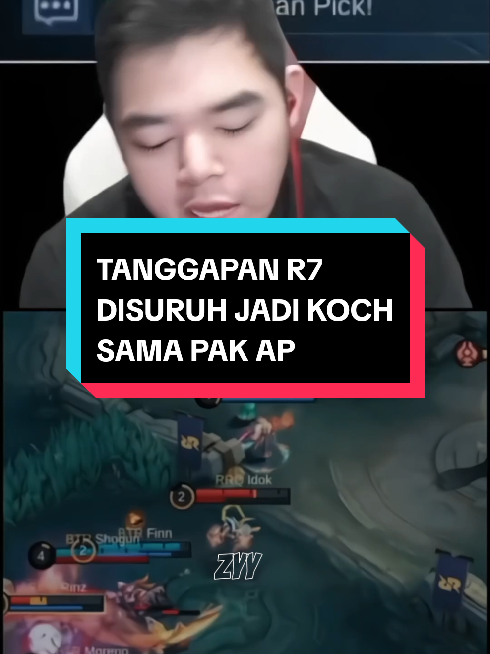 TANGGAPAN R7 DISURUH JADI KOCH SAMA PAK AP #r7 #pakap #rrq  #MLBBNEXT2025 #NEXTJagoanMabar 
