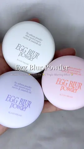🌟🥚🌸 🍑🪻🥛@Black Rouge Global #BlackRouge #EggBlurPowder #NoSebumPowder #KoreanMakeup #KoreanBeauty