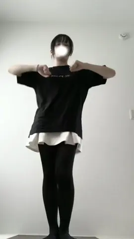 airiさんのリク!!!黒タイツ3年ぶりに履いたんだが…似合わなすぎてしぬ#ダンス#09