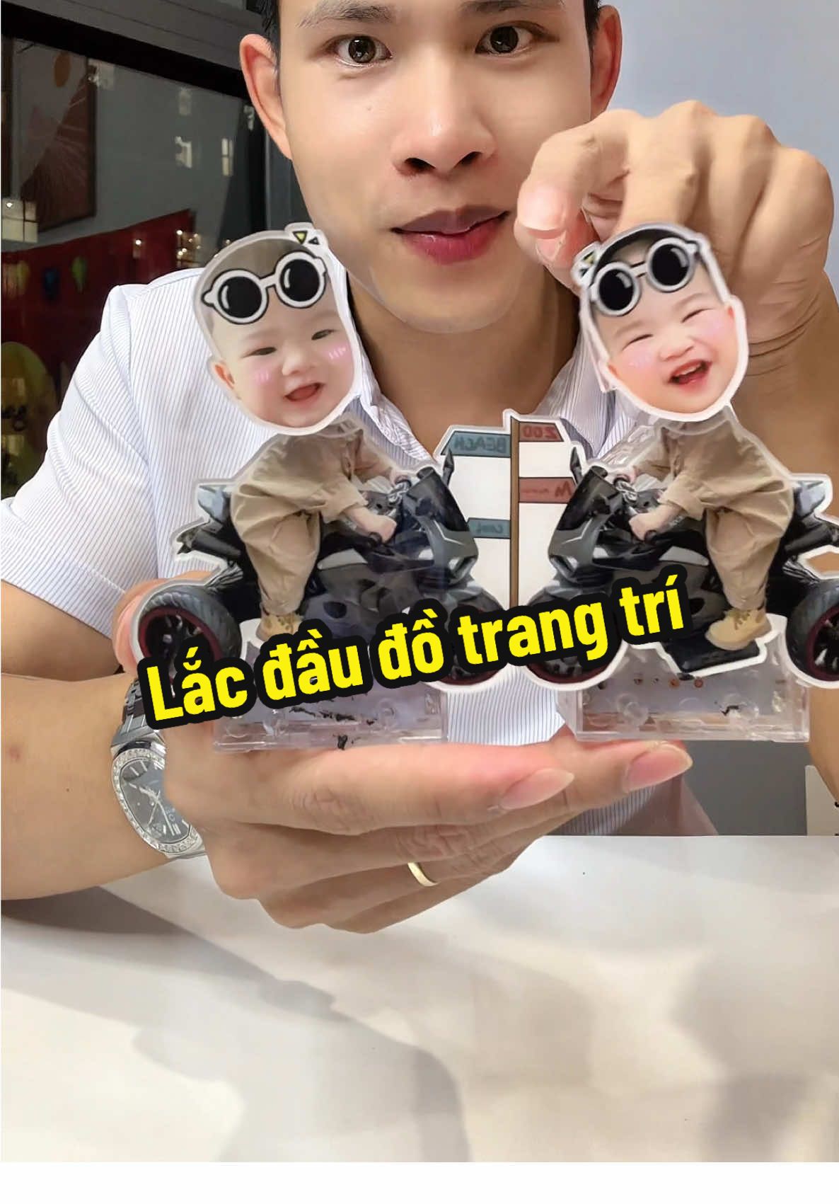 Lắc đầu đồ trang trí #giadinhbobapthui🥑 #xuhuong #dochoitreem 
