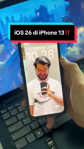 Walaupun ga kebagian semua fiturnya tapi tetep keren banget iOS 26🥰🥰 #Kitar #iphone #ios26 #iphone13 