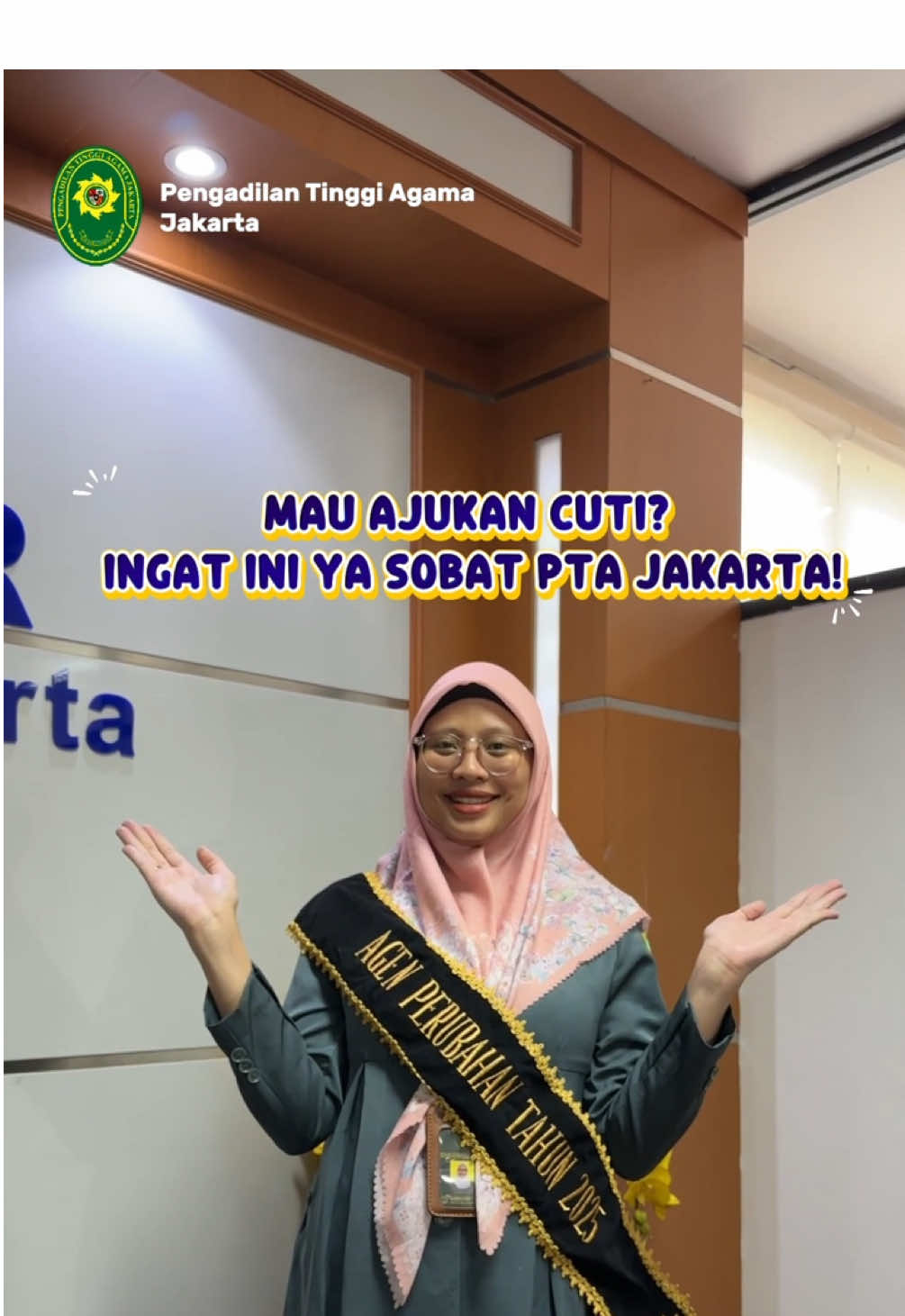 Penasaran sama jenis-jenis cuti di lingkungan Pengadilan Tinggi Agama Jakarta yang sesuai dengan Surat Edaran Sekretaris Mahkamah Agung RI Nomor 13 Tahun 2019 tentang Pelaksanaan Cuti Bagi Hakim dan Aparatur di Lingkungan Mahkamah Agung dan Badan Peradilan di Bawahnya RI? 📋 Jenis cuti yang berlaku antara lain: • Cuti Tahunan • Cuti ke Luar Negeri • Cuti Pegawai yang Diperbantukan 💡 Ingat, semua pengajuan cuti wajib mengikuti prosedur dan mendapat persetujuan atasan langsung. Disiplin dan tertib administrasi adalah kunci agar hak cuti berjalan lancar! #ptajakarta #mahkamahagung