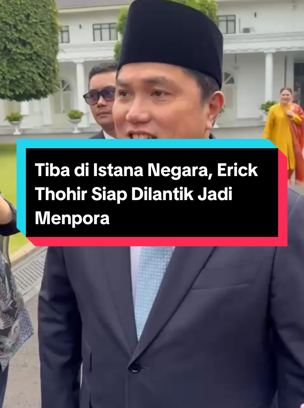 Erick Thohir ditunjuk sebagai Menpora baru menggantikan Dito Ariotedjo. #erickthohirmenpora #erickthohir #pssi #menpora