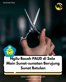 Sebuah insiden terjadi pada Seorang siswa Pendidikan Anak Usia Dini (PAUD) di Solo mengalami luka pada alat vital akibat bermain Sunat-sunatan bersama temannya saat pelajaran prakarya. Peristiwa ini terjadi di sebuah PAUD di daerah Sangkrah, Pasar Kliwon, Solo, pada Kamis (11/9/25) #wartapajajaran