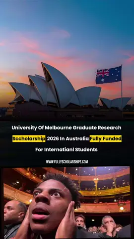 ✈️ FULLY FUNDED to Australia?! Say less! If you're a dreamer with research passion pumping through your veins, this is your wake-up call 📣. University of Melbourne is opening 600+ graduate research scholarships for 2026 — and they’re not playing games! Tuition? Covered. Stipend? Monthly. Health insurance? On lock. 🧠💰 This isn’t just a degree — it’s a life upgrade 💫. You get to work with global minds, dive deep into your research, and build a future that your past self could only dream about. Whether you’re into science, tech, policy, or the arts — there's space for YOU at the table. 📍Location: Melbourne, Australia 🎓 Degree: Masters & PhD 💸 Funding: FULL (yes, FULL) Tag someone who needs this. Or better yet, APPLY and let them tag you when you’re flying out 😎. #ScholarshipAlert #Melbourne2026  #FullyFunded #InternationalStudent  