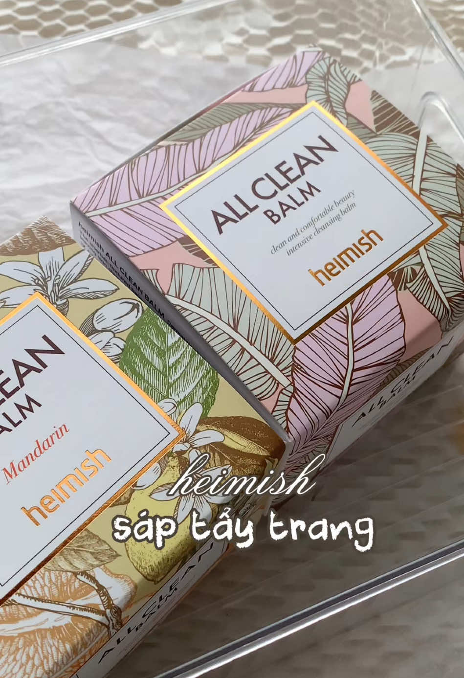 sáp tẩy trang nhà Heimish mùi siu thơm mà dùng cũng thích điên @heimish_mkt2 @heimish Vietnam @heimish.cosmetics #heimish #allcleanbalm #cleansingbalm #kbeauty #ACB #goclamdep #skincare #viral 