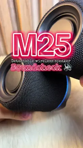 Yung bumili ka ng bluetooth speaker pero may libreng isa!🤭 #detachable #bluetoothspeaker #bluetoothspeakers #wirelessspeaker 