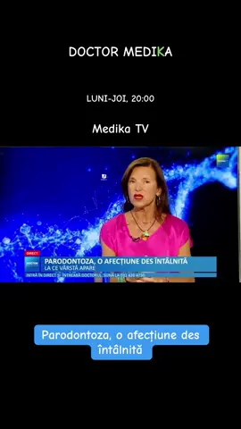 Foarte multe persoane diagnosticate cu parodontoză cred că această afecțiune se moștenește, având în vedere că și rudele apropiate au avut aceleași probleme. În realitate, parodontoza nu se moștenește, ci este consecința directă a unui stil de viață nesănătos și a faptului că ignorăm să mergem la medicul stomatolog pentru controale de rutină.  Medikatv