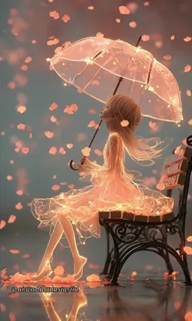 🩷☔️🩵✨#flowers #flower #fantasy 