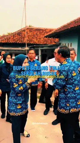 Di balik tembok yang retak, tersimpan mimpi anak-anak Serang. Bupati Serang Ratu Zakiyah, hadir membawa janji perbaikan agar harapan tak ikut runtuh. #bupatiserang #ratuzakiyah #sekolahrusak #serangbahagia 