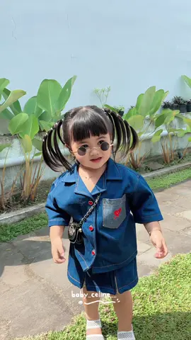 Kece amat outfitnya celine ❤️‍🔥😍  #fyp #ootdkids #outfitanakcewek #jangkauanluas 