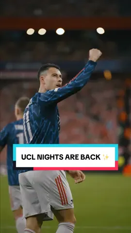 European nights are back ❤️ #arsenal #afc #uefachampionsleague #ucl 