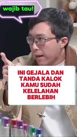wajib tau?? ini adalah tanda kalok kamu sedang Overfetigue  #edukasi #drtirta #mitosataufakta #kesahatan 