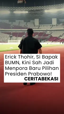 Erick Thohir Resmi Dilantik Jadi Menpora oleh Presiden Prabowo Presiden RI Prabowo Subianto resmi melantik Erick Thohir sebagai Menteri Pemuda dan Olahraga (Menpora) dalam prosesi di Istana Negara, Rabu (17/9/2025). Erick yang sebelumnya dikenal sebagai “Bapak BUMN” kini dipercaya untuk memimpin kementerian yang berfokus pada pembinaan pemuda dan pengembangan prestasi olahraga nasional. Dalam pelantikan tersebut, Presiden Prabowo menegaskan kepercayaan penuh kepada Erick Thohir untuk membawa perubahan besar di dunia olahraga Indonesia. Erick Thohir pun diharapkan mampu menghadirkan program nyata, baik dalam peningkatan prestasi atlet di kancah internasional maupun pemberdayaan generasi muda agar lebih berdaya saing. #ErickThohir #MenporaBaru #PrabowoSubianto #KabinetPrabowo #fyp 