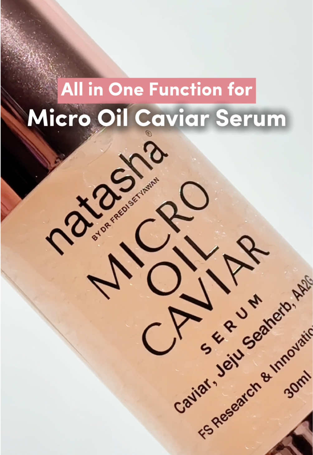 Setiap tetes Micro Caviar Oil Natasha Skin adalah kemewahan untuk kulitmu Dengan kandungan caviar extract kaya nutrisi, bantu melawan tanda penuaan, menjaga kelembapan, dan membuat kulit lebih halus bercahaya. ✨ . #NatashaSkincare #MomenNatashaku #RediscoverYourBeauty #MicroCaviarOilNatasha 