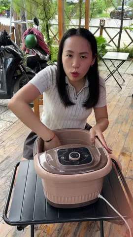 Chậu ngâm chân tự làm nóng và sục khí #xuhuong #ngocminhminh89 #chaungamchan #chaungamchanmassage #ngamchanthaoduoc 