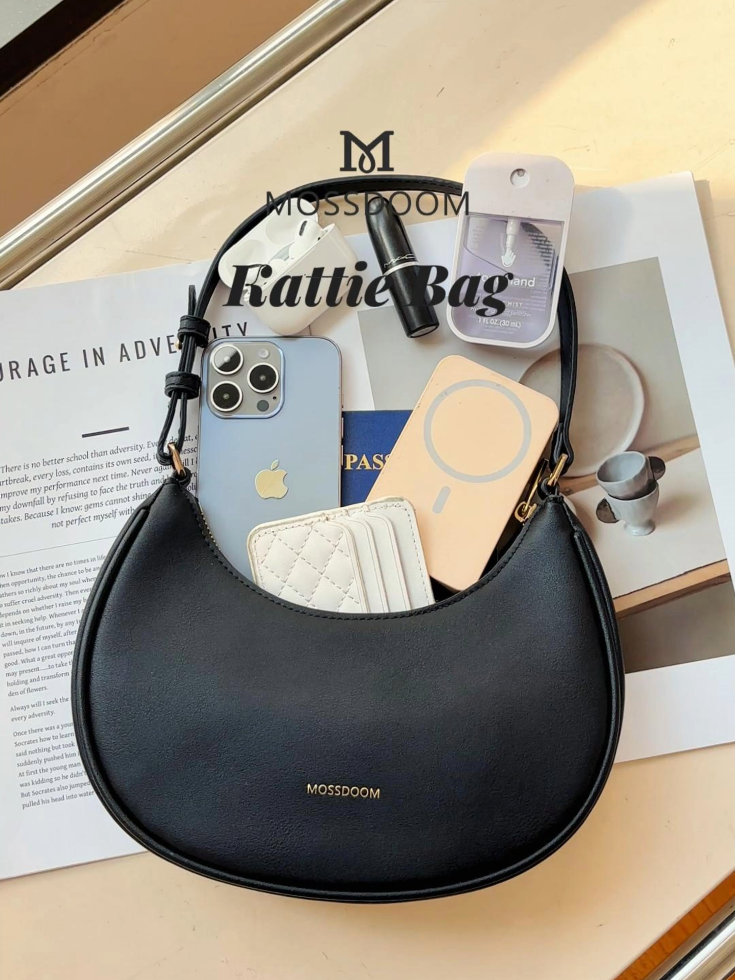 ✨MOSSDOOM Kattie Bag เปิดตัวใหม่ ✨ แรงบันดาลใจจากเสี้ยวพระจันทร์ ดีไซน์โค้งมนโดดเด่น Kattie Bag ผสมผสานความหรูหราและแฟชั่นได้อย่างลงตัว รูปทรงมินิมอลแต่เต็มไปด้วยดีไซน์ ใช้ได้ทั้งวันสบาย ๆ หรือโอกาสพิเศษ ก็ทำให้คุณโดดเด่นได้อย่างง่ายดาย เบา ใช้งานสะดวก คือตัวเลือกในฝันของสาวสายแฟ 🌙👜#mossdoom #กระเป๋าสะพายข้าง #คลาสแฟชั่น #กระเป๋าแฟชั่น #bag #กระเป๋า #รีวิวกระเป๋า #กระเป๋าครอสบอดี้ #กระเป๋าสวย #รีวิว #แฟชั่น
