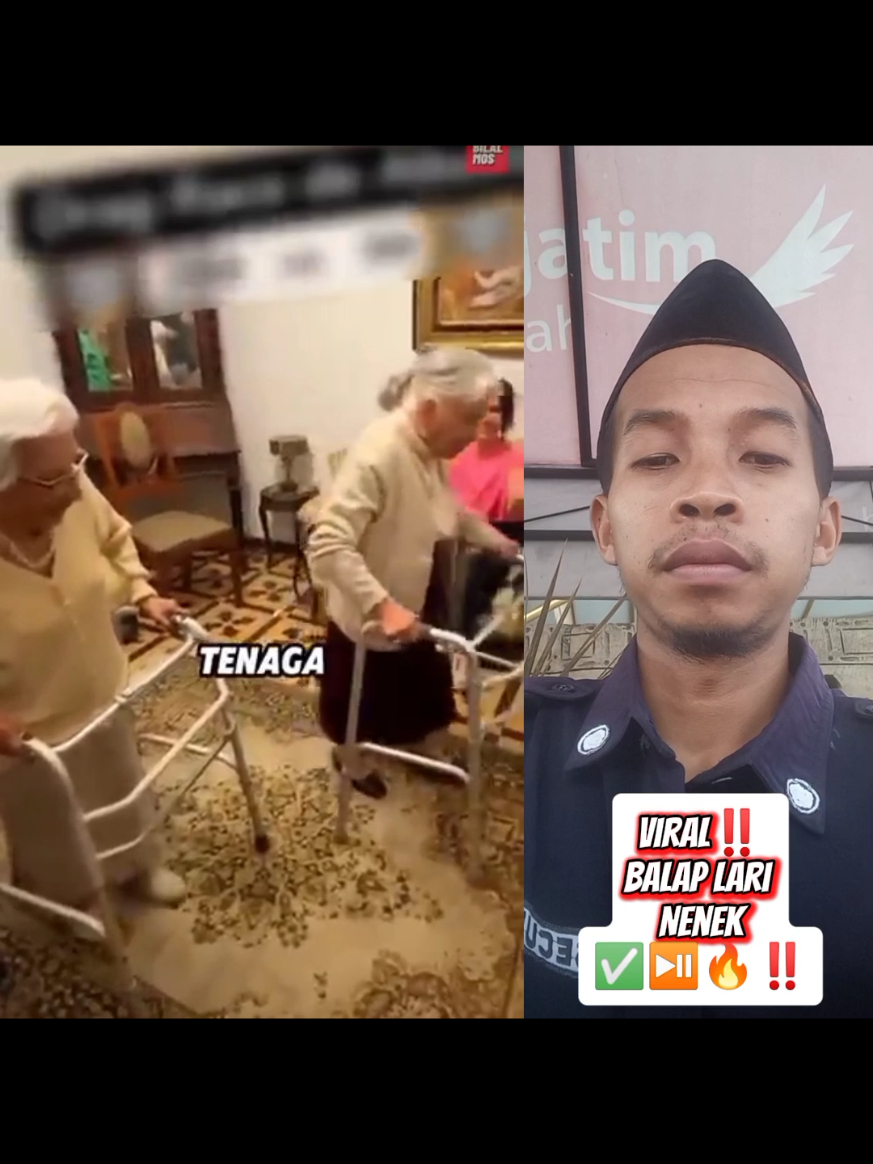 Viral‼️ balap Lari Nenek ⏯️✅🔥‼️ #fyp #jangkauanluas #tiktoker #tarmidziachmad #viral 