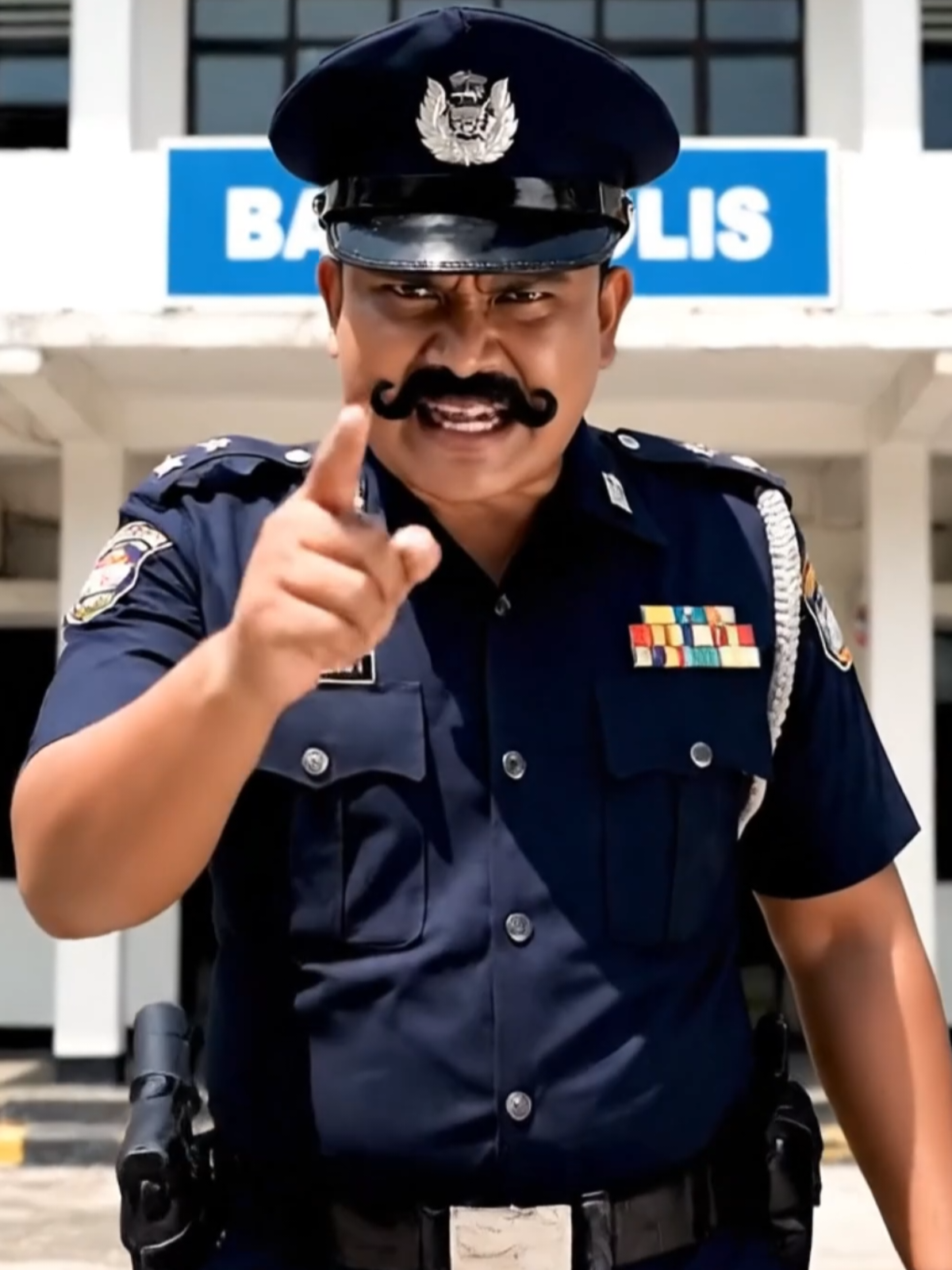 Saya mencari budak degil tak makan nasi dan sayur, tak mandi, dan asyik main handphone. Kalau kenal, lapor sekarang... saya tangkap! Part 3 #budakdegil #fypmalaysia  #polis  #budaknakal #lawakmalaysia 