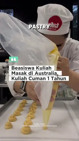 Kuliah singkat, cuma 1 tahun tapi langsung bisa kerja di bidang kuliner internasional? Yup! Di TAFE NSW Australia kamu bisa ambil: 👨‍🍳 Commercial Cookery 🍰 Patisserie 📌 Plus ada $500 Vocational Course Scholarship 🔹 Potongan langsung AUD $500 dari tuition fee 🔹 Berlaku untuk selective Vocational courses 🔹 Seleksi berdasarkan merit oleh scholarship panel 🔹 Deadline: 5.00 pm (AEST) di tanggal mulai kuliah (Semester 1, 2026) 📚 Syarat: minimal SMA / Year 10 🌐 IELTS Academic 6.0 (no band < 5.5), kalau kamu belum dapet skor segini, langsung aja ambil les di Expert Education! 👉 Info lengkap & konsultasi langsung di acara Study Abroad Expo: bit.ly/wise-expo25 atau isi form untuk ngobrol dengan counselor kami via link di bio! #Kuliahdiaustralia #kuliahchef #belajarchef #Kuliahpastry #infobeasiswa #infobeasiswa australia 