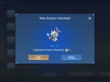 new event Indonesia exclusive emote 'Yes sir!+Avatar border#MLBBNEXT2025 #MLBBObsidia #MLBB 