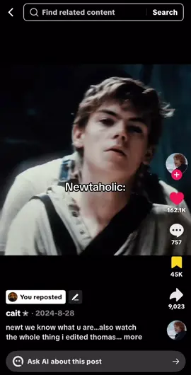 this isn’t everything I have of him #NEWT #thomasbrodiesangster #mazerunner #viral #repost 