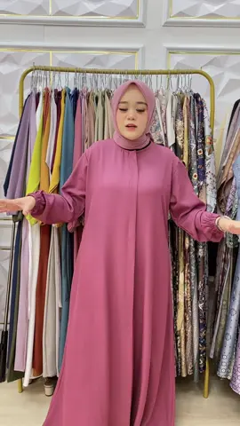 Gamis yg adem dan nyaman di pake sehrian #fyp #gamis #gamispolos 