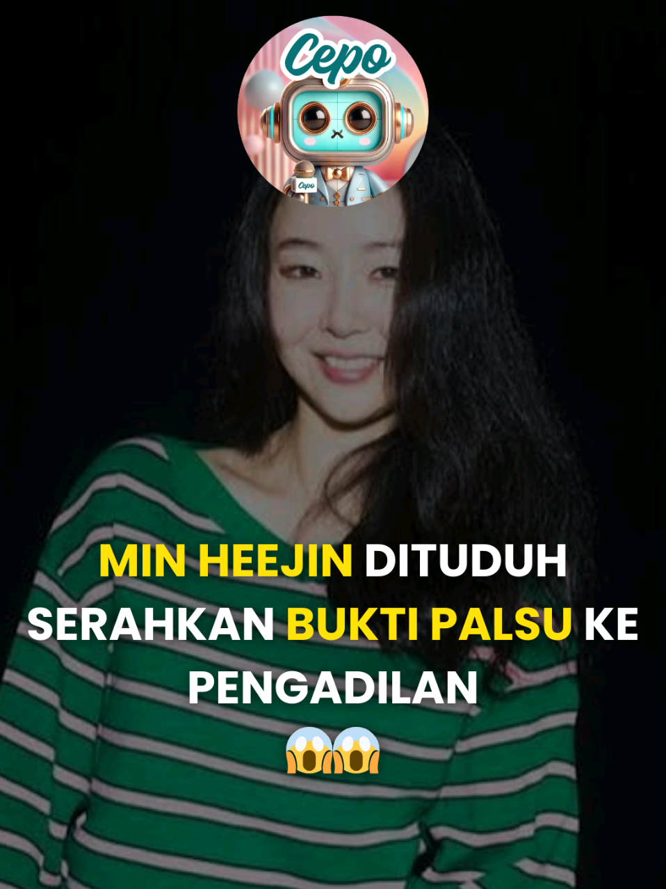 Cepopers, Jinjja?! Min Hee Jin dituduh nyerahin bukti KakaoTalk PALSU di pengadilan soal kasus bareng HYBE! 😱😱 #fyp #fypシ゚viral #MinHeeJin #hybeentertainment #kpop 