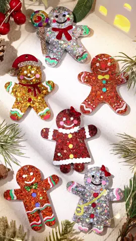 🎄Our 18-Cavity Christmas Gingerbread Men Mold is here to add sparkle to your holiday creations! 🫶 We mixed festive Christmas-colored glitter with clear resin for that magical shimmer, then added adorable highlights with acrylic markers to make each gingerbread man extra cute & full of holiday cheer! 💖 #letsresin #resinmold #gingerbreadman #christmasdecorations #christmasart #holidaygifts #siliconemolds #resincrafts #christmas 