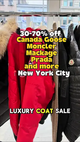 There’s a huge luxury coat sale with Canada Goose, Moncler, Mackage, Prada and other brands going on right now in NYC! They have a ton of lighter jackets, trenches and sweaters available just in time for fall! 📍437 Broadway 📆 9/17-9/21 #samplesale #samplesalenyc #nycfashion