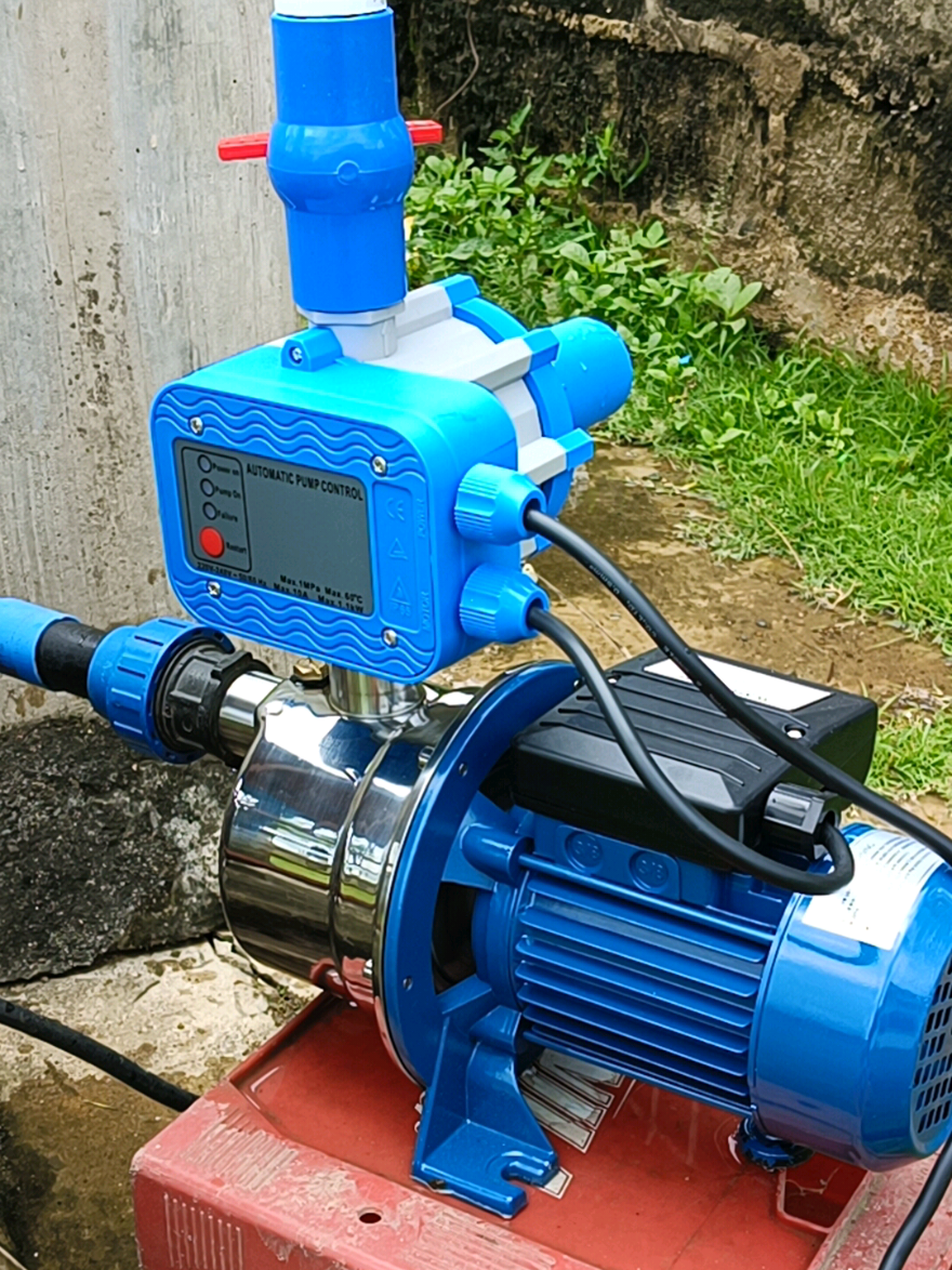 Stainless Water Pump With Automatic Pressure Switch #waterpump #booster #pump #reaim #automatic 