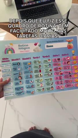 Quer uma rotina mais leve aí na sua casa? Comenta ‘rotina’ que eu te mando o link ✨🧩 #RotinaInfantil #MaternidadeReal #DicasDeMãe 