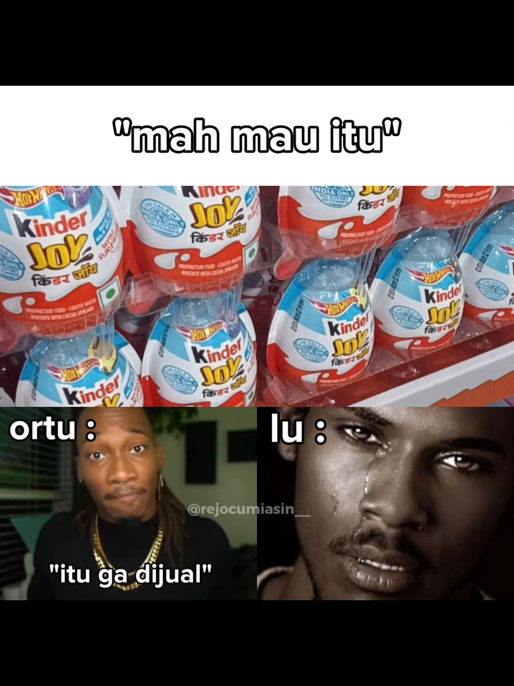 nak kinderjoy😢 #meme #jomok #jokes #relate #valid 