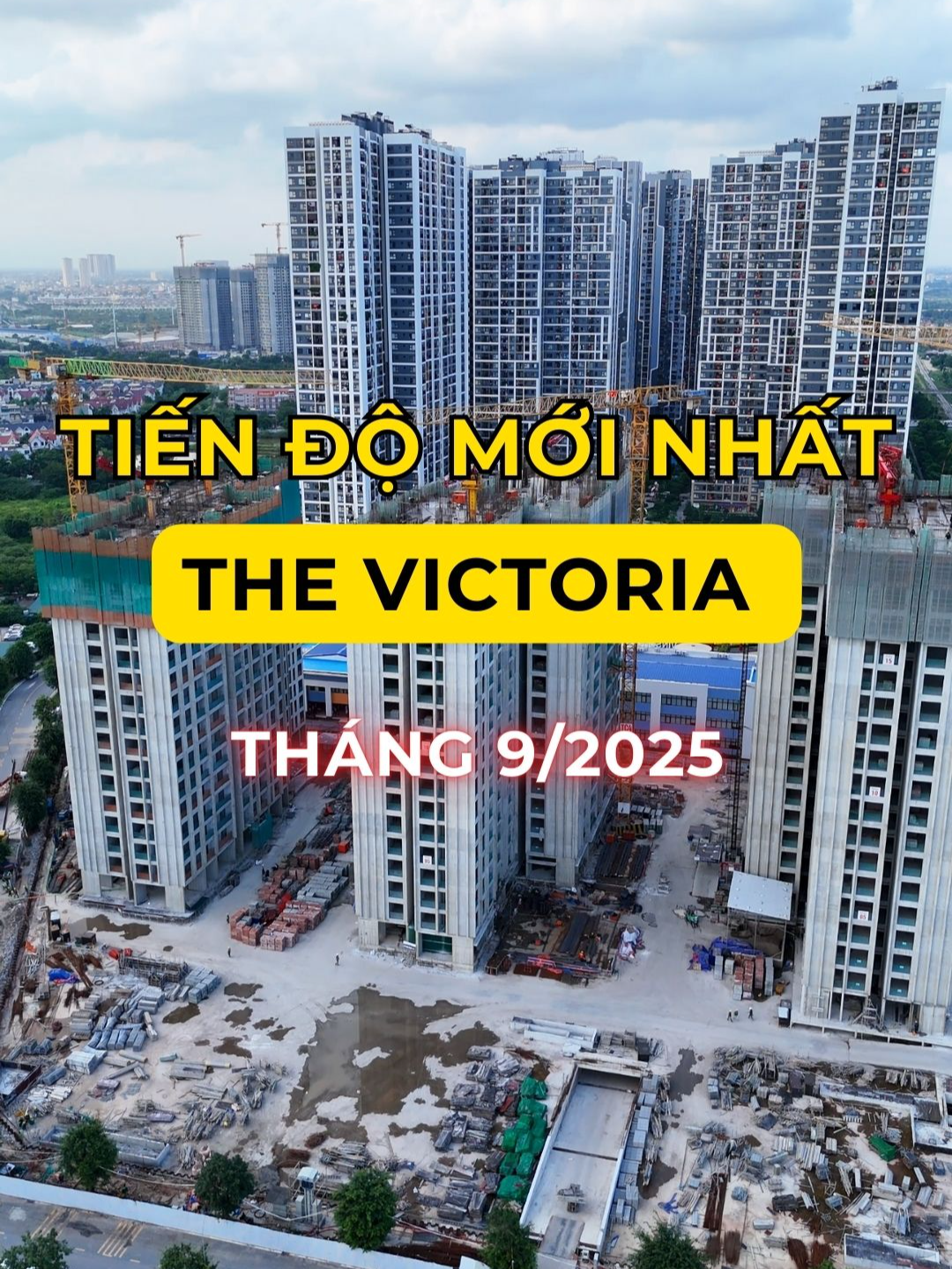 Tiến độ The Victoria tháng 9/2025 #thevictoria #vinhomessmartcity #tueminhbds