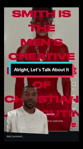 Jaden Smith is the first Men’s Creative Director at @Christian Louboutin . Regardless of how you feel, it will be interesting… #fashiontok #louboutin #loafers #sneakers #jadensmith 