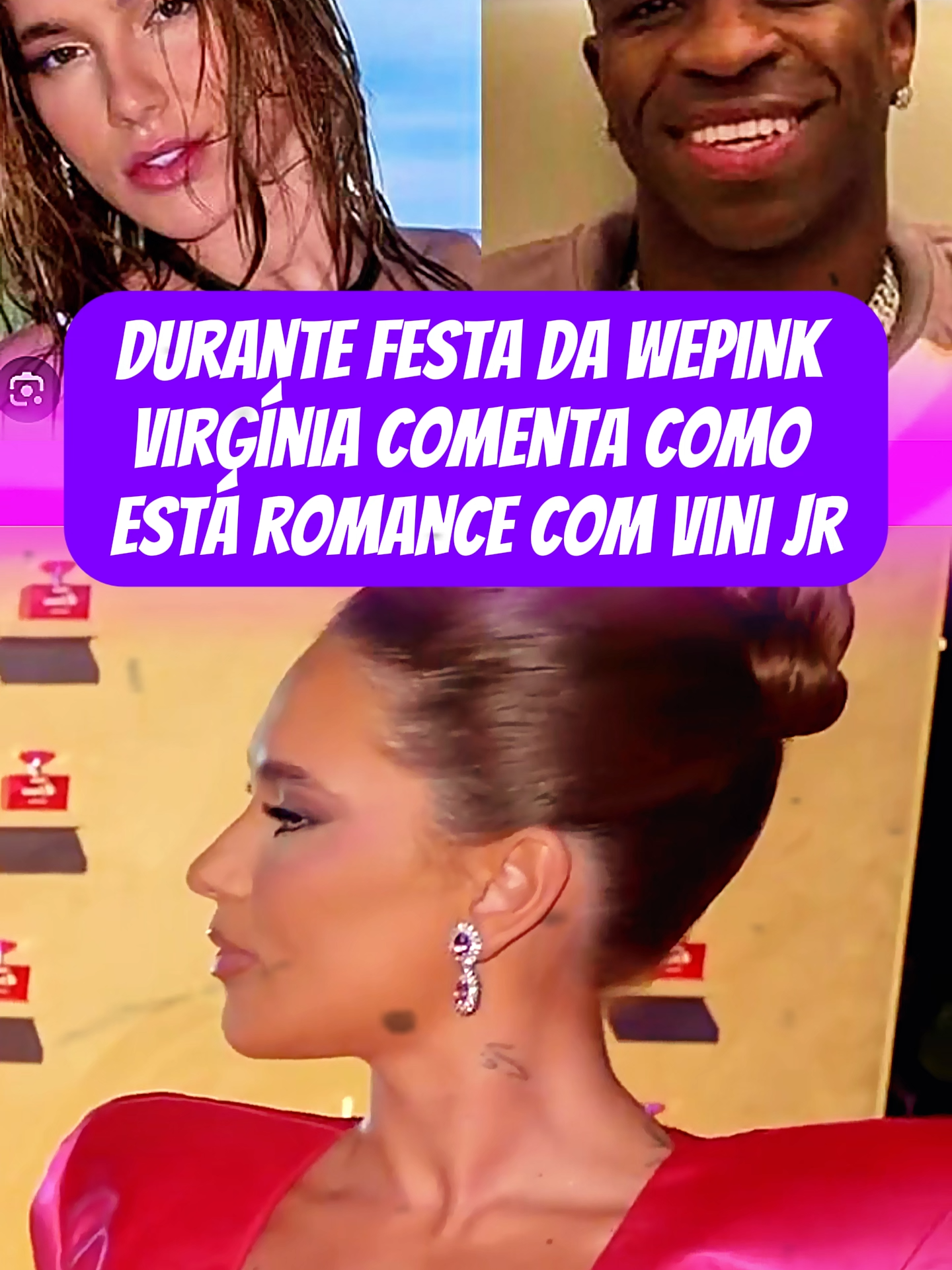 Em #festa da @wepink_ @virginiafonseca fala sobre possivel #romance com @vinijr #fofoca #polemica #famosos #virginia #bruno_cesar_rodrigo @brunocesarerodrigo