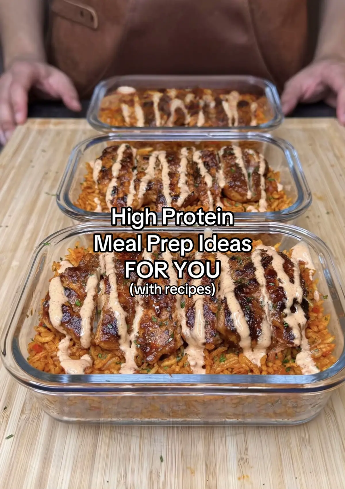 High Protein Meal Preps with recipes you‘ll enjoy 🍽️ Easy, fast and low calorie ✅ Start your tasty diet now 💯 #highprotein #mealprep #healthyrecipes #EasyRecipes #chickenrecipes 
