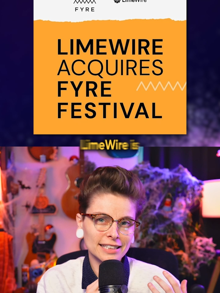 Why tf did Limewire buy Fyre Festival on Ebay? LimeWire just bought Fyre Festival on eBay for $245,300, and they’re promising a rebrand of one of the internet’s biggest disasters. For $250k, the internet’s biggest disaster is being rebranded as a meme economy experiment. Forever selling the hype and delivering the minimum.