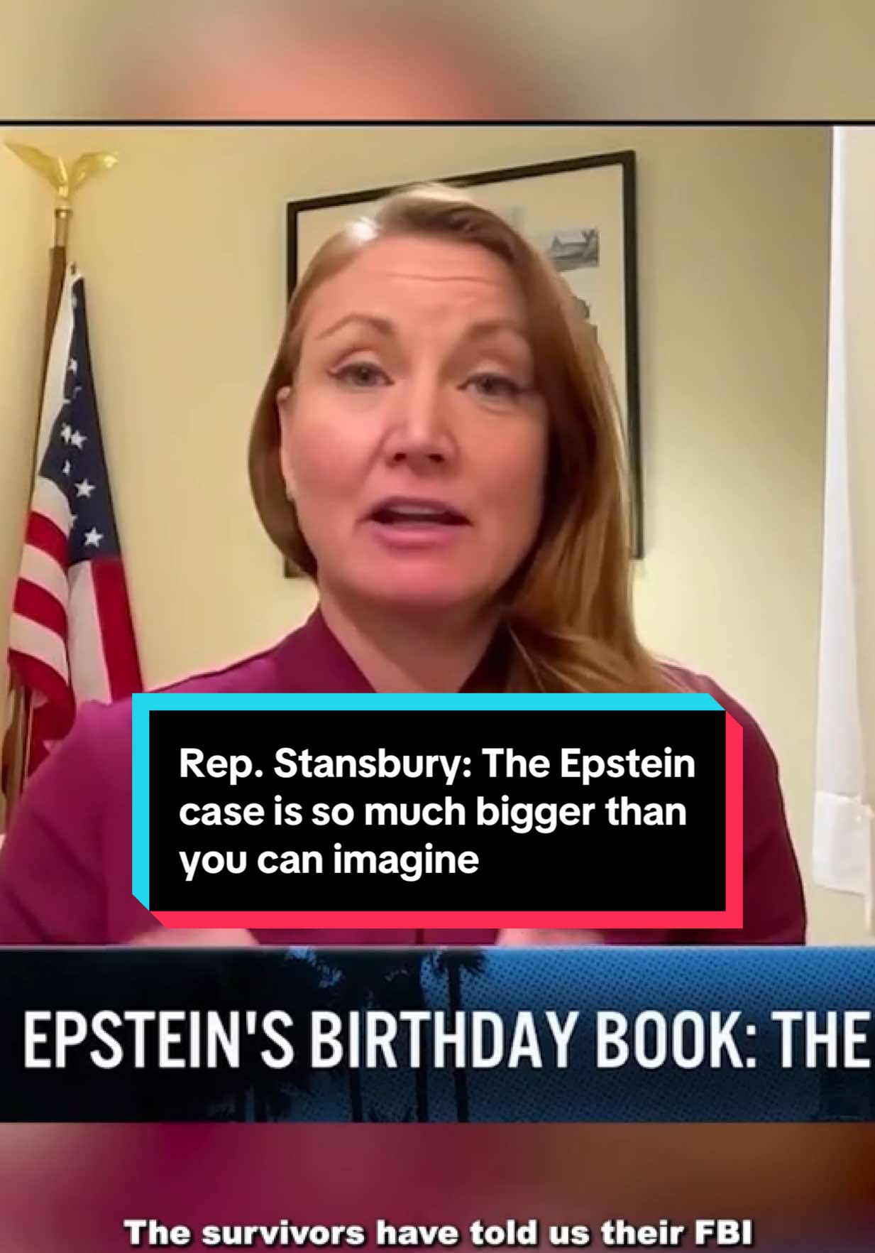 Friends: this Epstein Investigation is so much bigger than you can imagine.  It is not only about justice for survivors—it is also about the institutions and systems that protected rich and powerful men they knew were abusing women and children: the banks, the government agencies, and other powerful people.    Just as we’re seeing right before our very eyes—it’s continuing in this Administration and Congress as we speak. This Friday, we will depose Alex Acosta, the prosecutor at the center of an agreement that shielded Epstein and his co-conspirators from prosecution, and who was then given a Trump political appointment. The truth is out there. And, we will not stop until we find it. #repstansbury #melaniestansbury #epstein #jeffreyepstein #trump