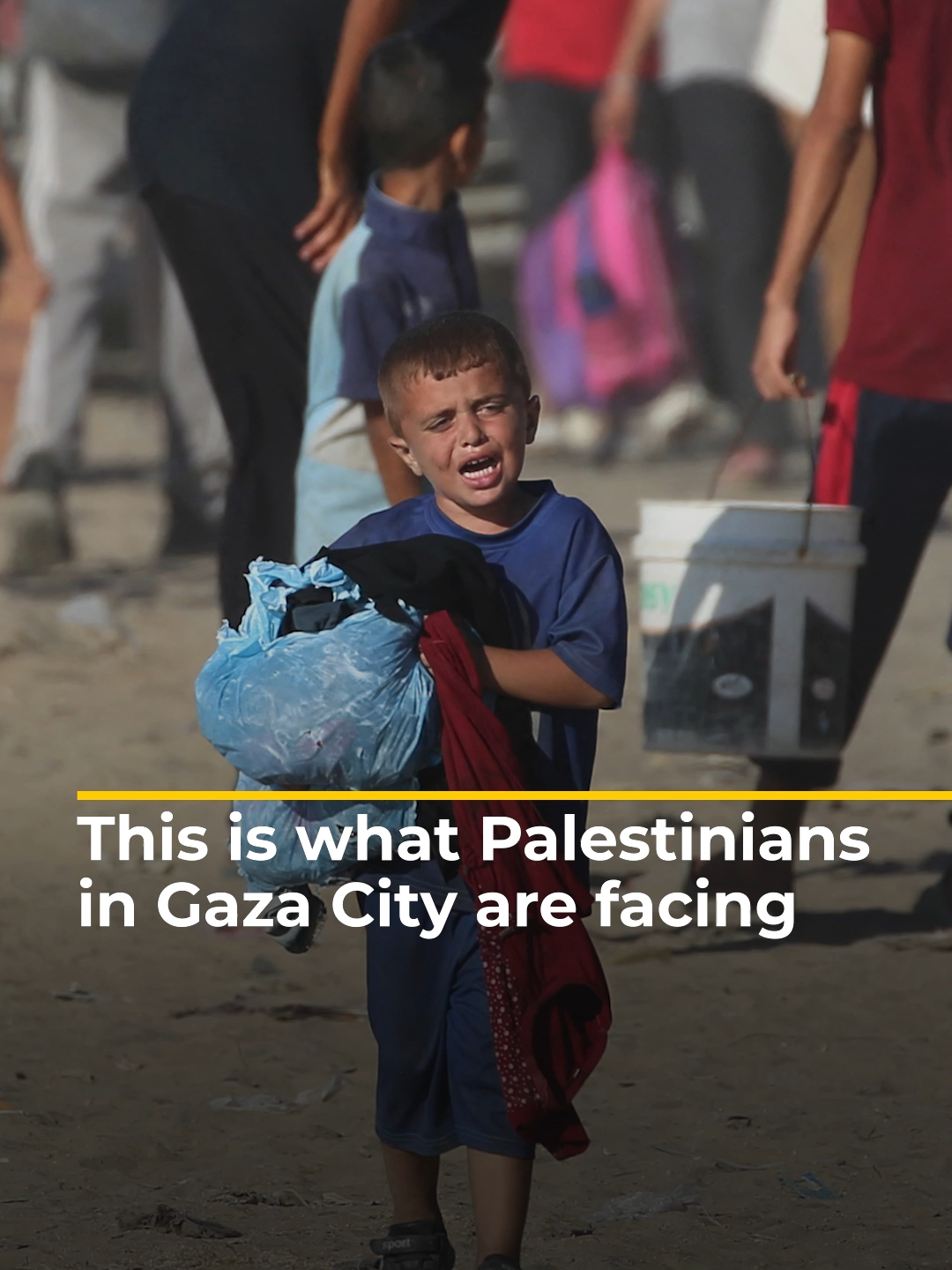 This is what Palestinians in Gaza City are facing as Israeli forces relentlessly bomb the area as part of the ‘second phase’ of their plan to capture it. #news