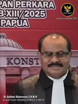 PUTUSAN MK:  KEMUNDURAN  DEMOKRASI DI PAPUA#fypviral #pppppppppppppppp #pilkada2024 #mkri 