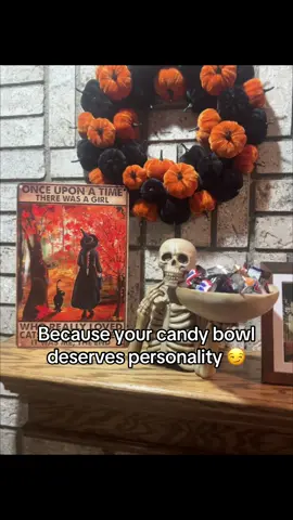 He may not have skin in the game… but he’s got snacks 💀 	•	Unique Skeleton Design: A standout gothic touch for Halloween or year-round décor. 	•	Creative Presentation: Perfect as a candy dish, jewelry holder, or spooky photo prop. 	•	Durable Resin Build: Long-lasting, lightweight, and easy to place anywhere. 	•	Indoor/Outdoor Ready: Works as a mantle centerpiece, party prop, or porch décor. 	•	Great Gift Idea: For Halloween lovers, gothic home fans, or quirky décor enthusiasts. #HalloweenDecor #S#SkeletonStyleS#SpookySeasonG#GothicDecorCandyHolder