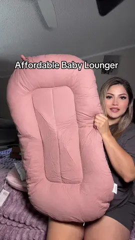 Baby lounger good from newborn to 24 months #affordablebabyproducts #babymusthaves #babylounger #babyitems 