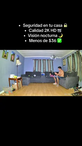 Protege tu hogar y a tu familia con esta cámara inteligente Wyze. Calidad 2K HD, visión nocturna y detección de movimiento por menos de $36. ¡Oferta limitada con envío gratis! 🚨 #SeguridadEnCasa #WyzeCam #SmartHome #CámaraInteligente #TikTokMadeMeBuyIt