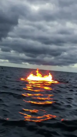What is this? #mystery #spooky #ocean #fire 