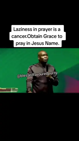 Laziness in prayer is a cancer#apostlejoshuaselman#apostlejoshuaselmansermons#gracetopray#lwillpray#consistenceprayerlife#overnightprayers#nightprayer